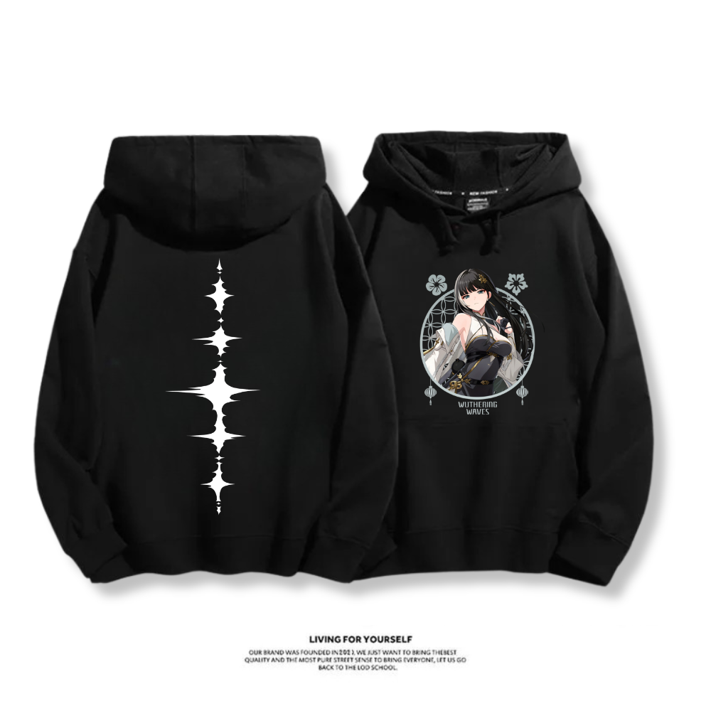 鳴潮新款 親子情侶男女款連帽衛衣