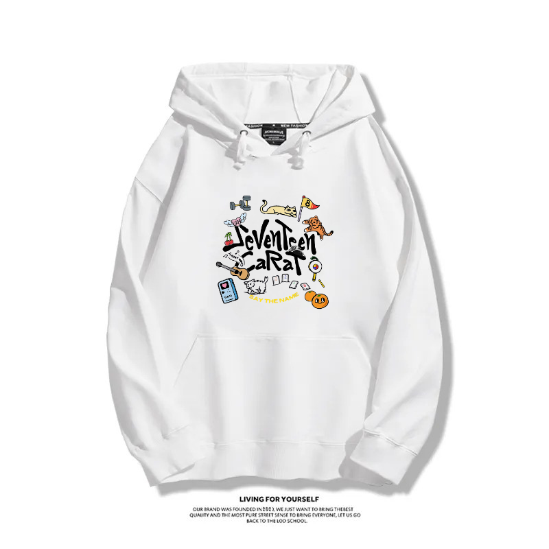 SEVENTEEN 2025秋冬新款 親子情侶男女連帽衛衣