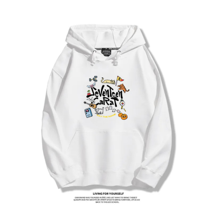 SEVENTEEN 2025秋冬新款 親子情侶男女連帽衛衣