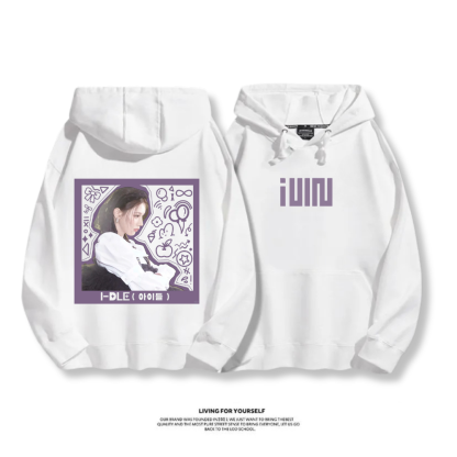 (G)I-DLE 2025秋冬新款 親子情侶男女連帽衛衣