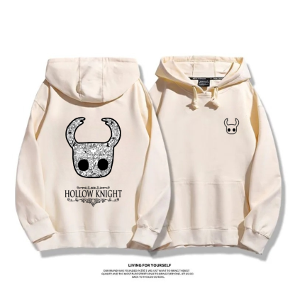 空洞騎士 2025秋冬新款 親子情侶男女連帽衛衣