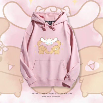 三麗鷗大耳狗 2025秋冬新款 親子情侶裝連帽衛衣