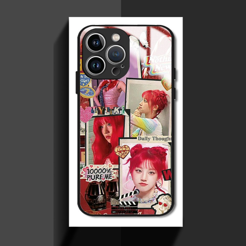 (G)I-DLE新款高清全包防摔玻璃殼