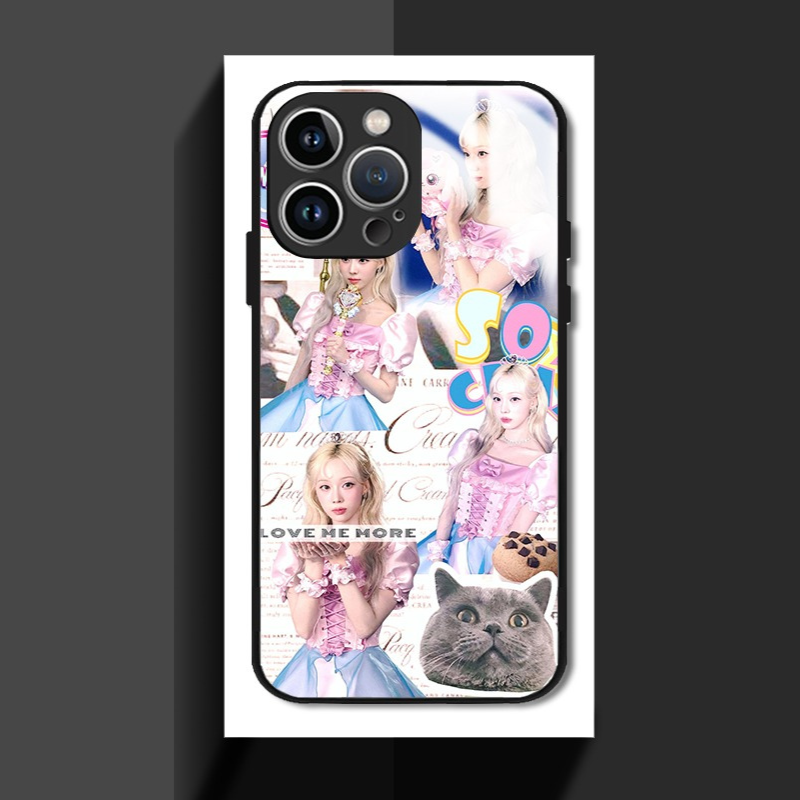 Aespa新款高清全包防摔玻璃殼