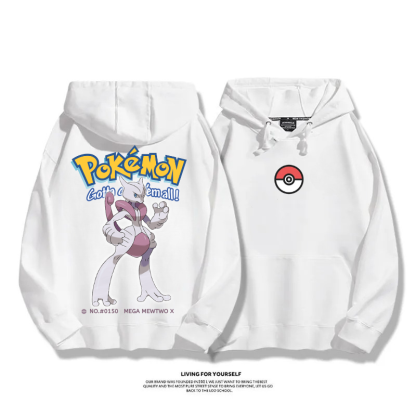 寶可夢 超級進化 2025秋冬新款 親子情侶男女連帽衛衣