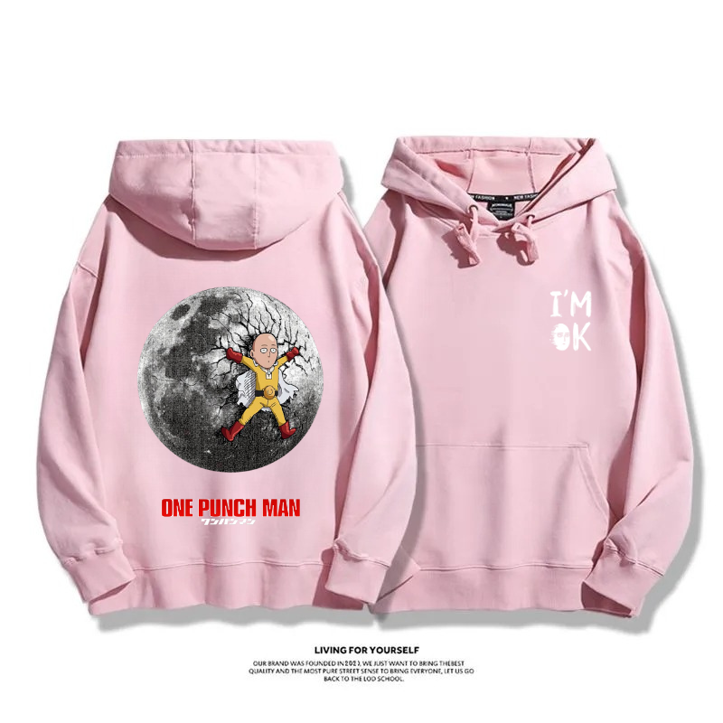 一拳超人 2025秋冬新款 親子情侶裝連帽衛衣