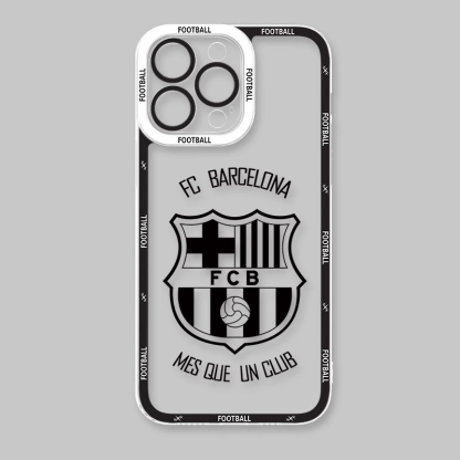 足球俱樂部天使眼透明防摔軟殼