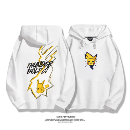 寶可夢 秋冬新款聯名親子情侶裝 連帽衛衣