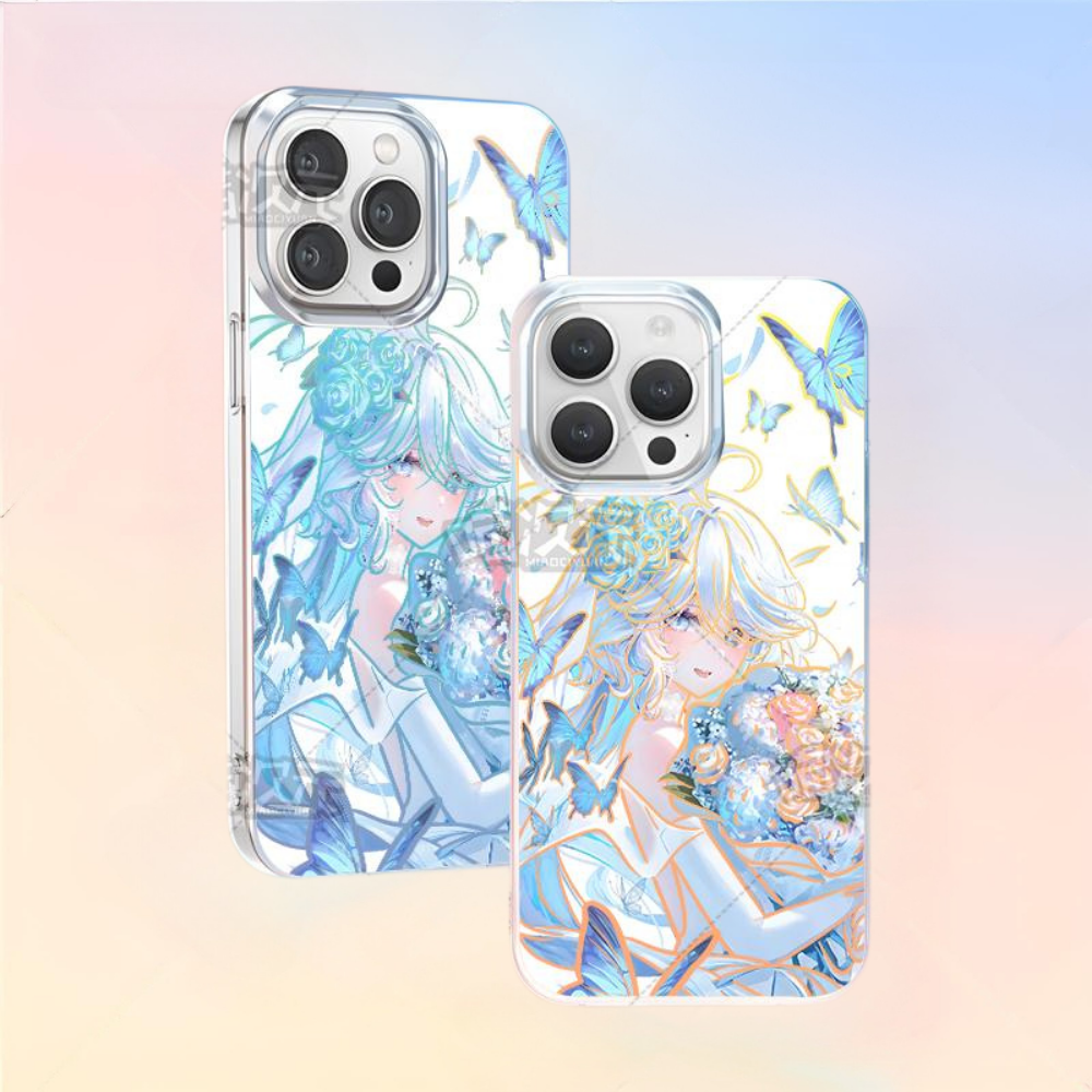 原神極光金漸變防摔手機殼