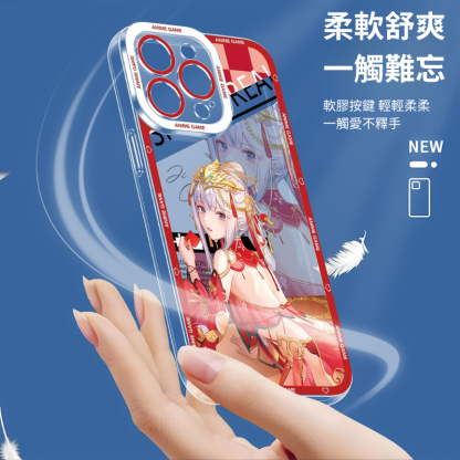 餚夜天光辰天使眼透明防摔軟殼