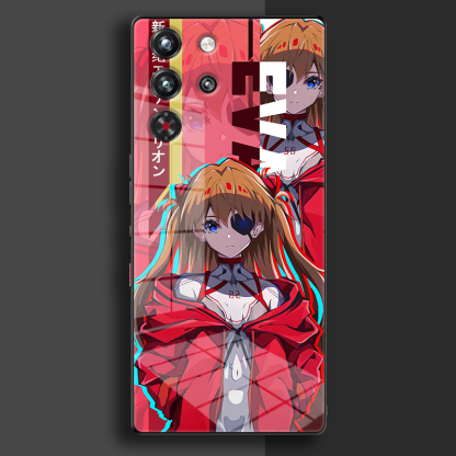 紅魔新世紀福音戰士EVA鋼化玻璃手機殼