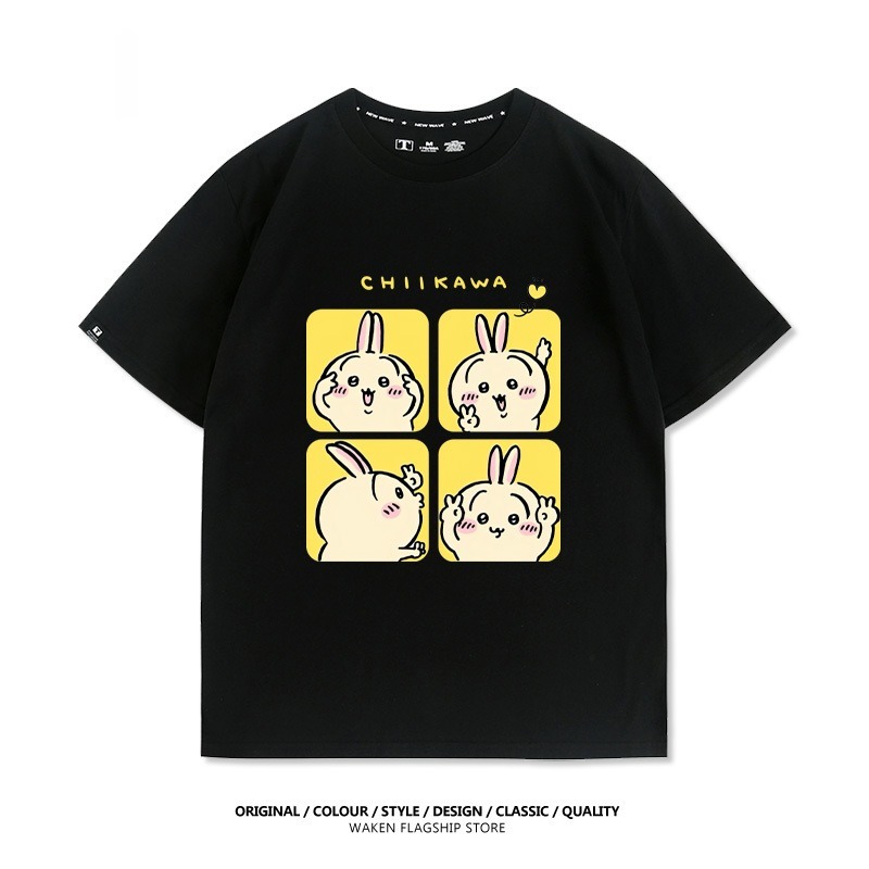 Chiikawa 2025親子情侶男女同款 印花短袖T恤