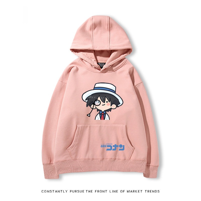 名偵探柯南 秋冬新款 親子情侶裝連帽衛衣