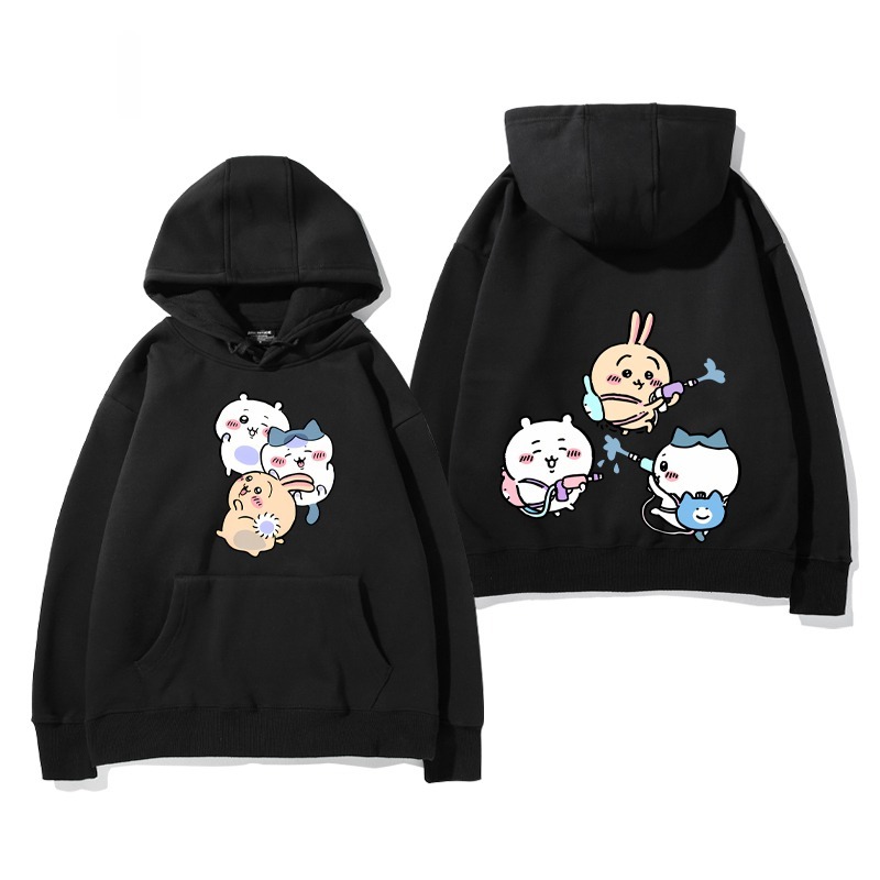 Chiikawa 2025秋冬新款 親子情侶男女連帽衛衣