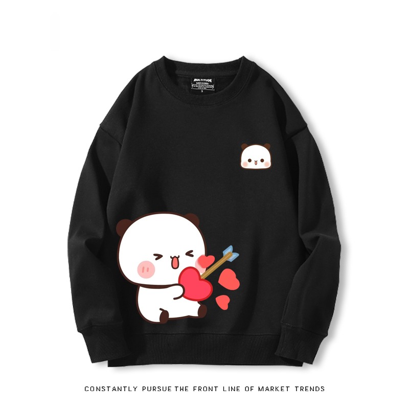 一二布布 秋冬新款 親子情侶裝圓領長袖