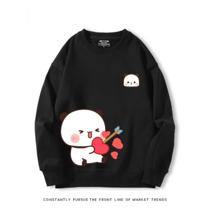 一二布布 秋冬新款 親子情侶裝圓領長袖