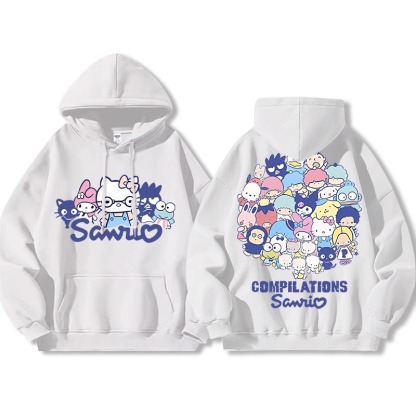 三麗鷗新款 親子情侶男女款連帽衛衣-ZUIHANG SHOP