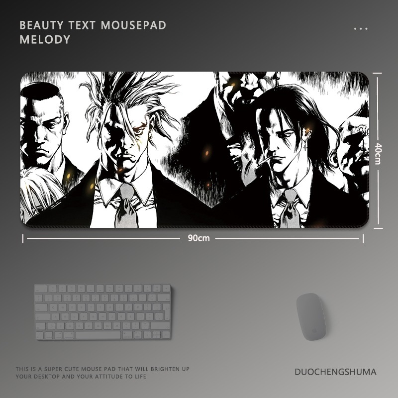 黑白動漫 主題桌墊 布質滑鼠墊-ZUIHANG SHOP