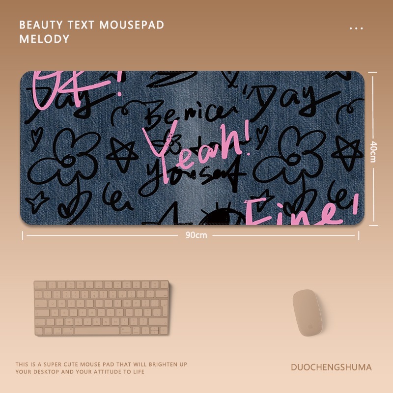 可愛卡通 主題桌墊 布質滑鼠墊-ZUIHANG SHOP
