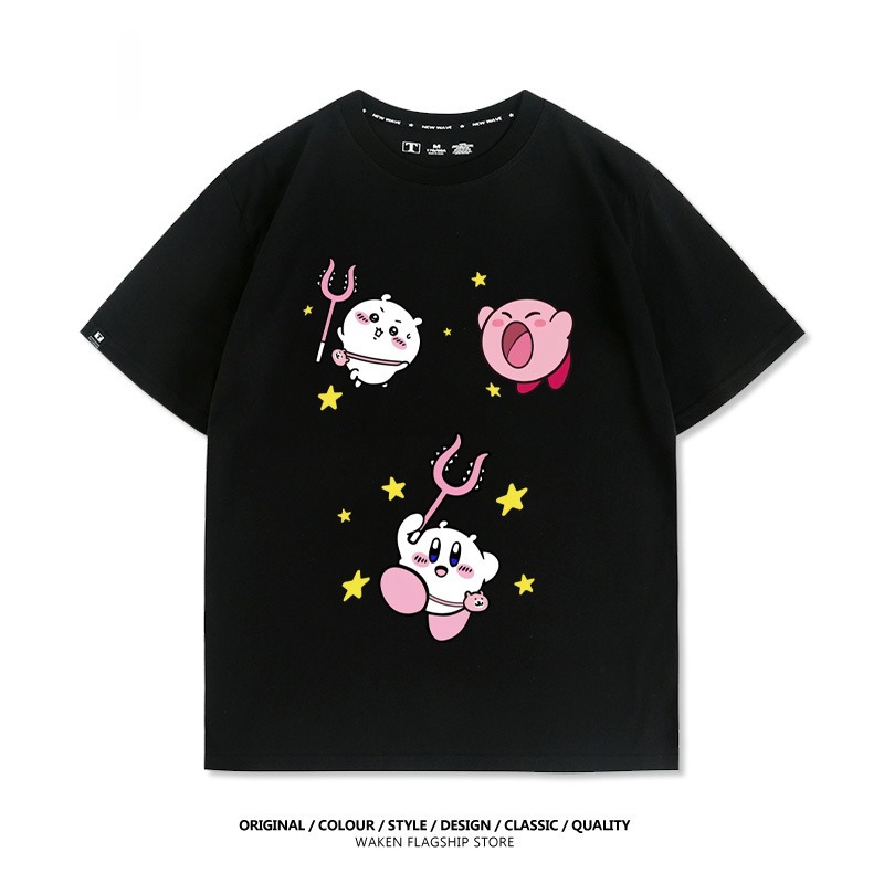 Chiikawa 2025親子情侶男女同款 印花短袖T恤