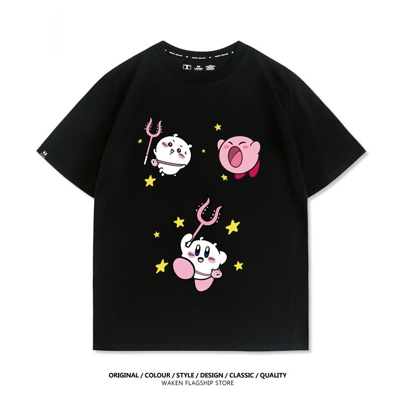 Chiikawa 2025親子情侶男女同款 印花短袖T恤