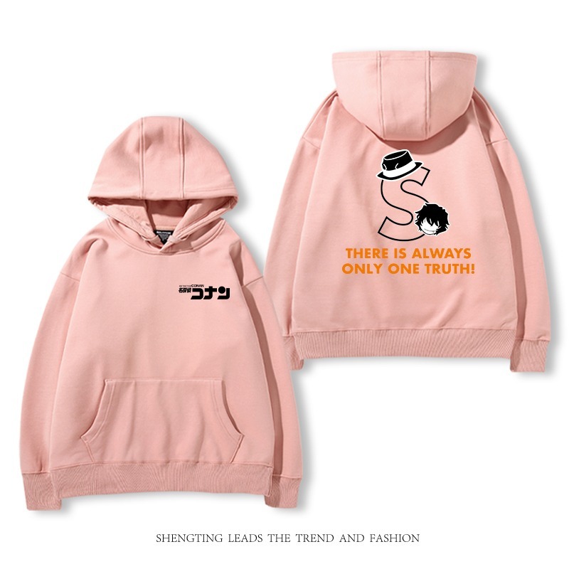 名偵探柯南 2025秋冬新款 親子情侶裝連帽衛衣