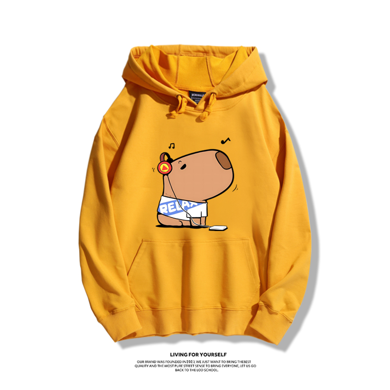 卡皮巴拉新款 親子情侶男女款連帽衛衣-ZUIHANG SHOP