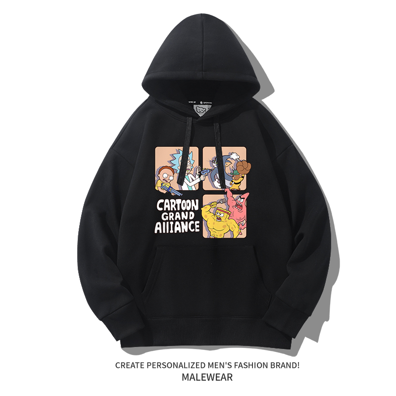 瑞克和莫蒂新款 親子情侶男女款連帽衛衣-ZUIHANG SHOP