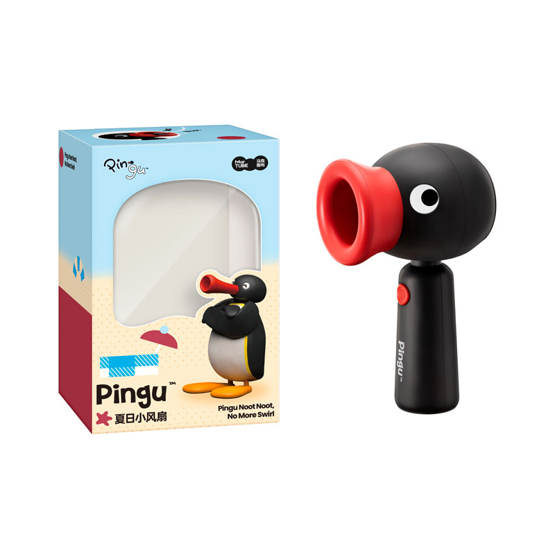 馬克圖布企鵝Pingu小風扇生日禮物儀式感女朋友閨蜜創意實用掛件-ZUIHANG SHOP