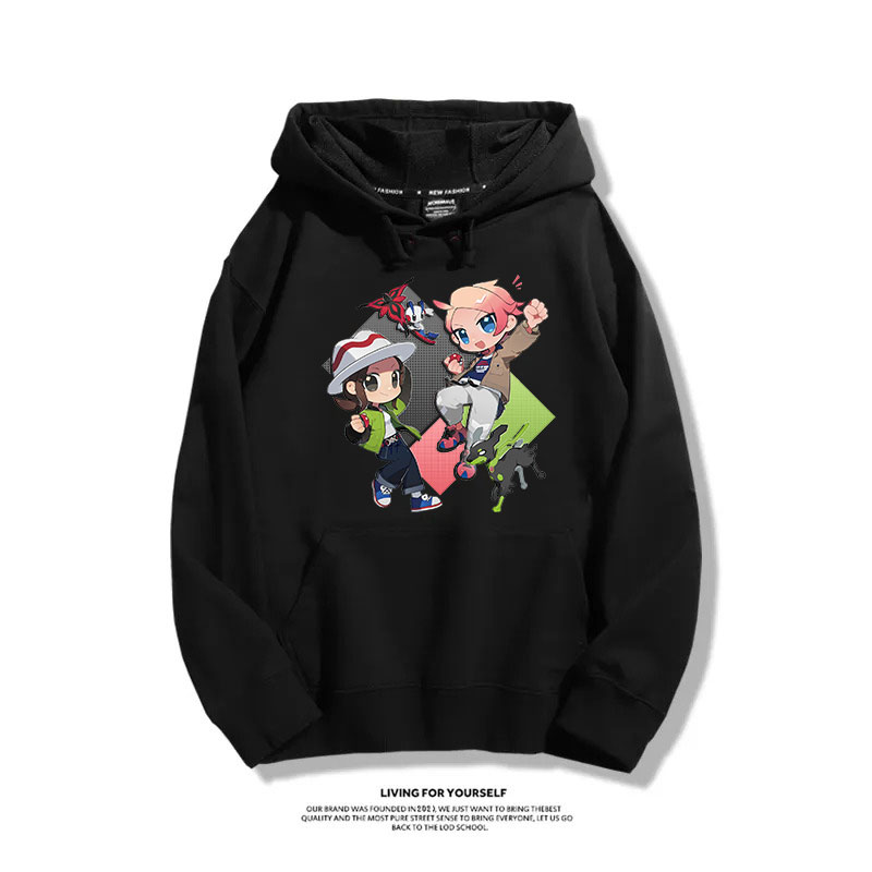 寶可夢新款 2025秋冬新款 親子情侶男女連帽衛衣