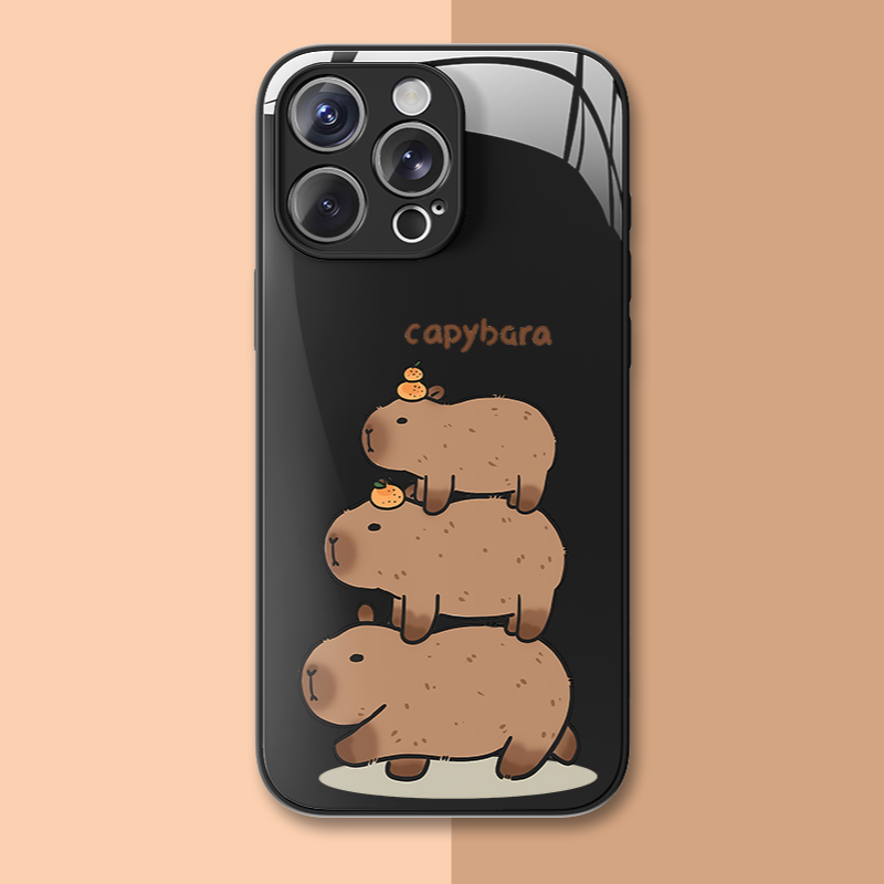 卡皮巴拉新款高清全包防摔玻璃殼-ZUIHANG SHOP