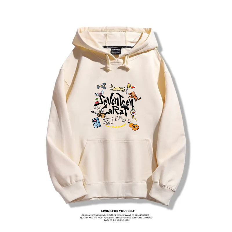 SEVENTEEN 2025秋冬新款 親子情侶男女連帽衛衣