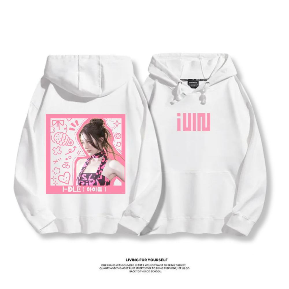 (G)I-DLE 2025秋冬新款 親子情侶男女連帽衛衣