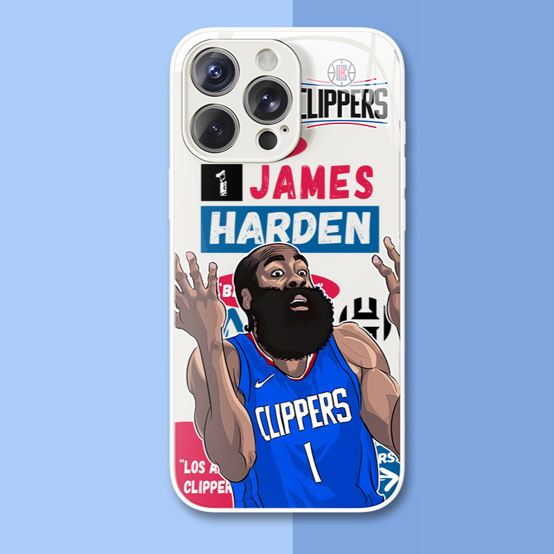 NBA球星新款高清全包防摔玻璃殼