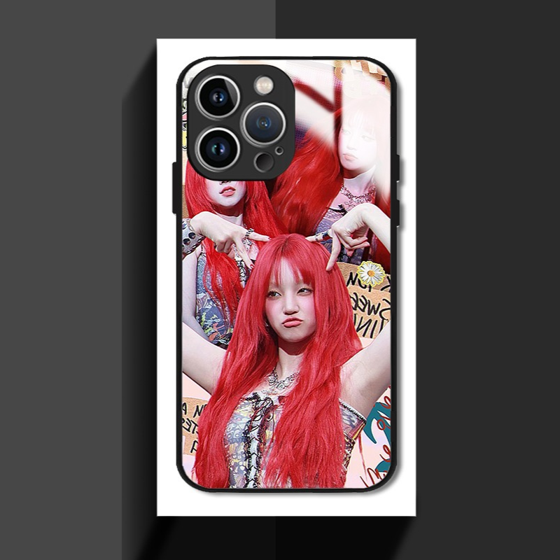 (G)I-DLE新款高清全包防摔玻璃殼