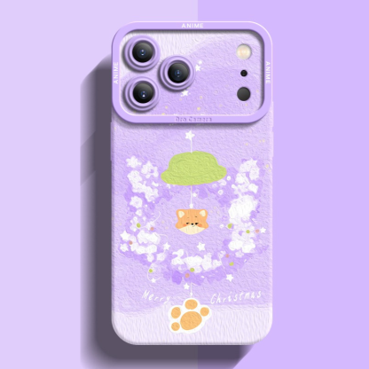 動物方城市液態矽膠全包防摔軟殼