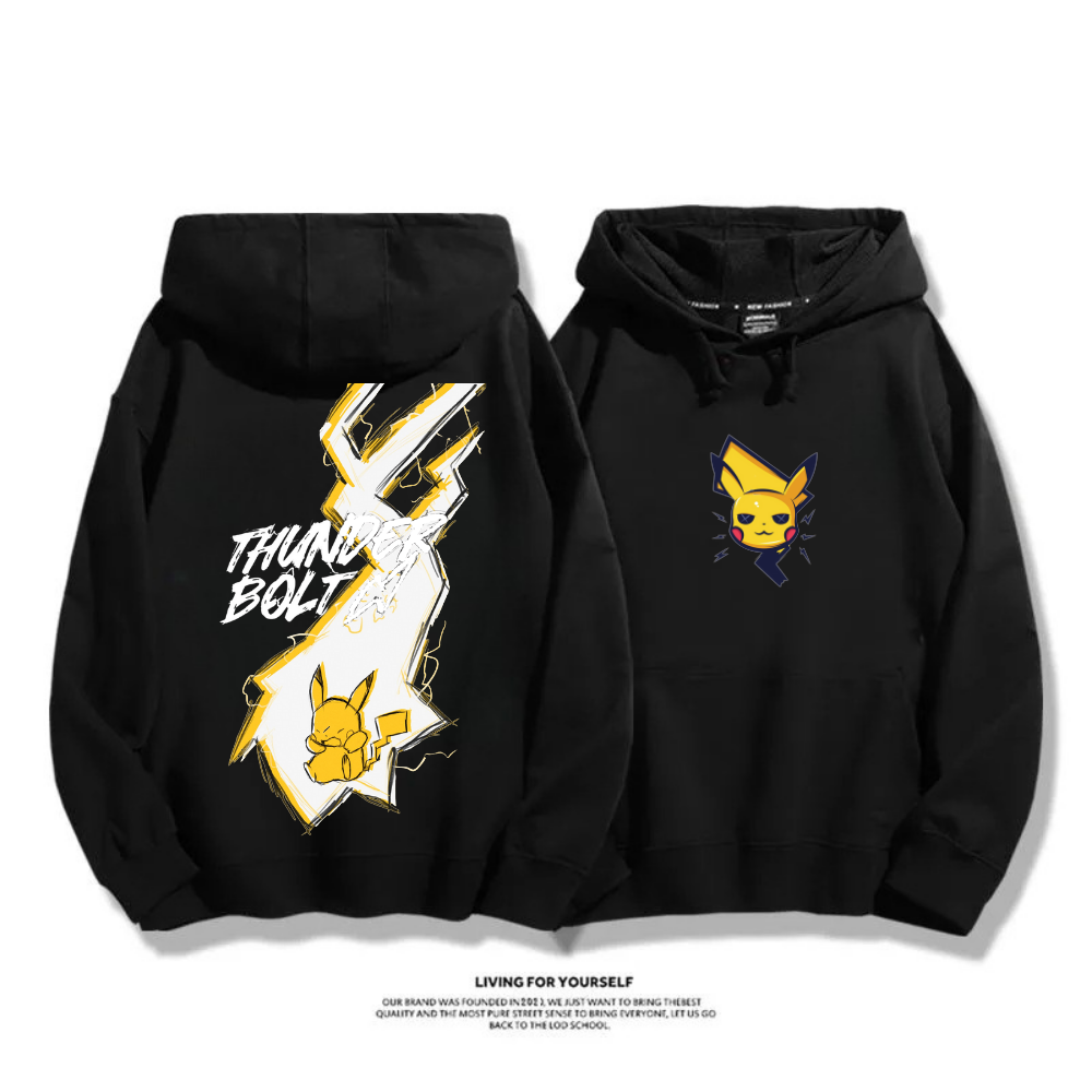 寶可夢 秋冬新款聯名親子情侶裝 連帽衛衣