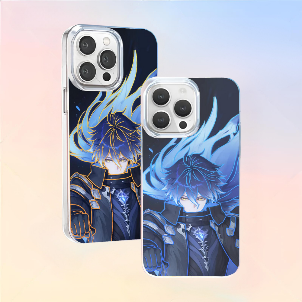 原神極光金漸變防摔手機殼