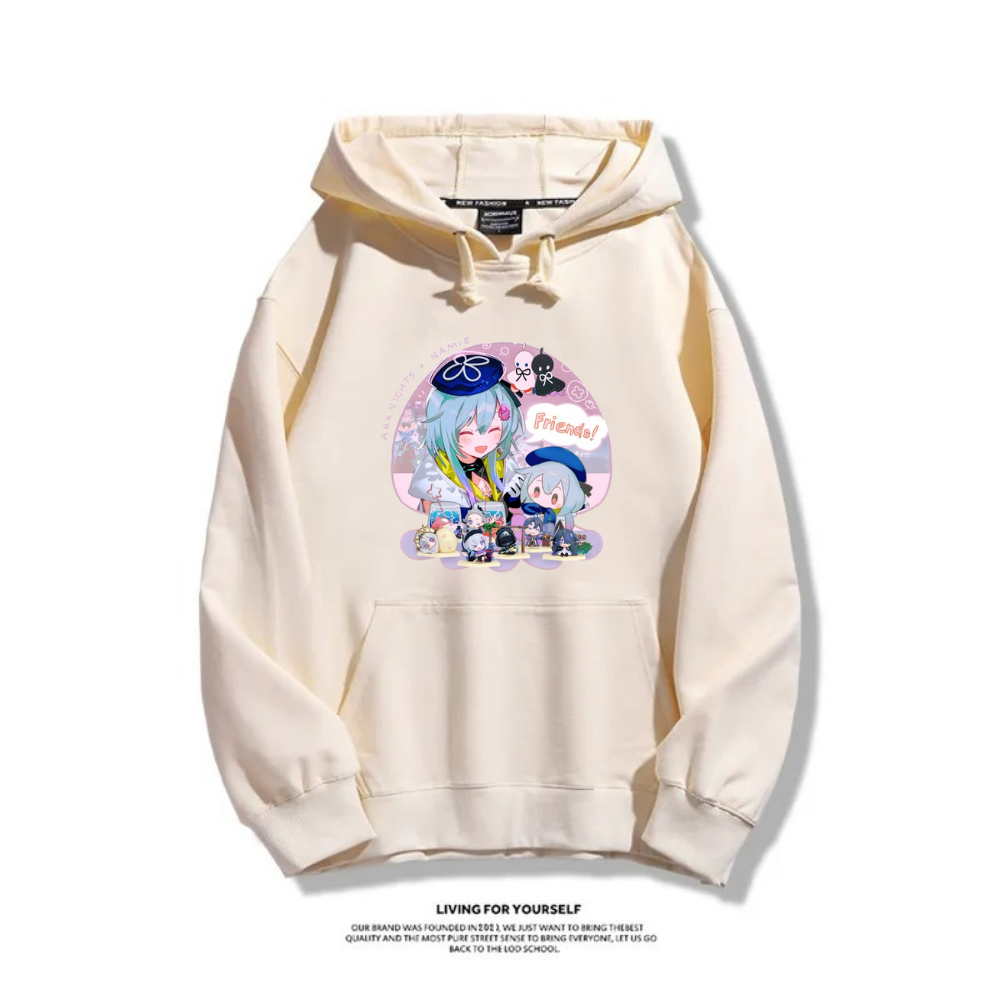 明日方舟 水月 秋冬新款 親子情侶裝連帽衛衣