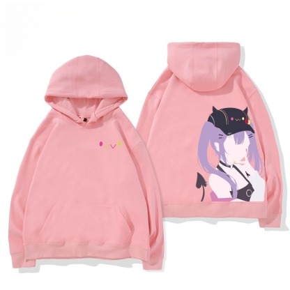 Hololive 虛擬主播 2025秋冬新款 親子情侶裝連帽衛衣