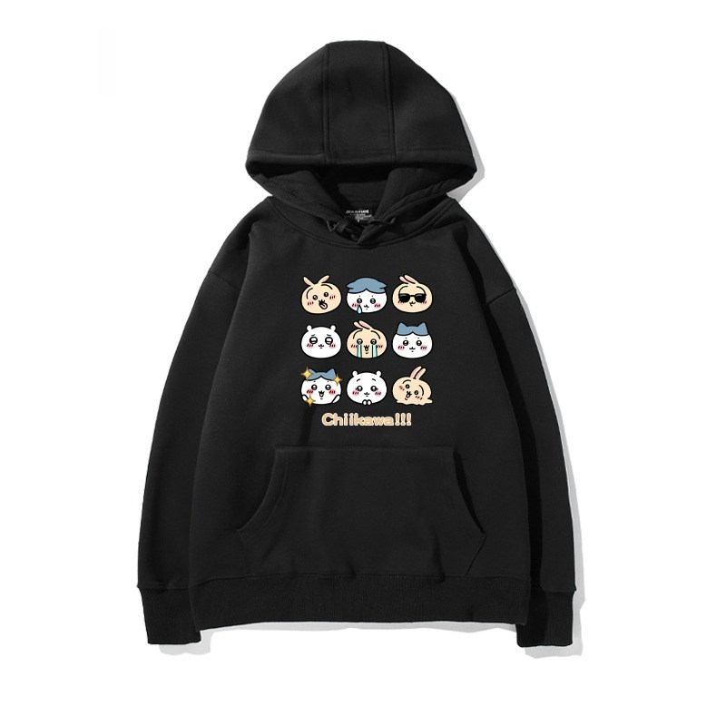 Chiikawa 2025秋冬新款 親子情侶男女連帽衛衣