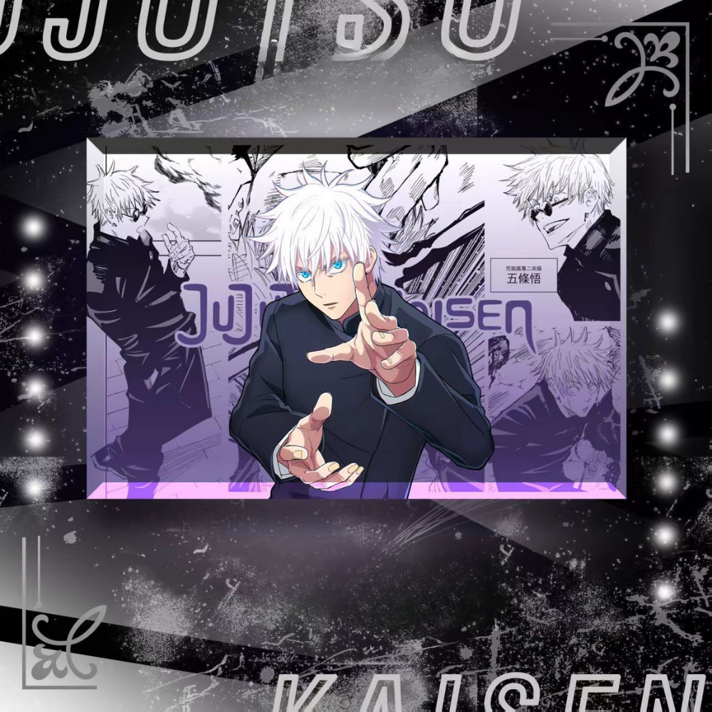 咒術迴戰透光水晶磚 附贈發光底座