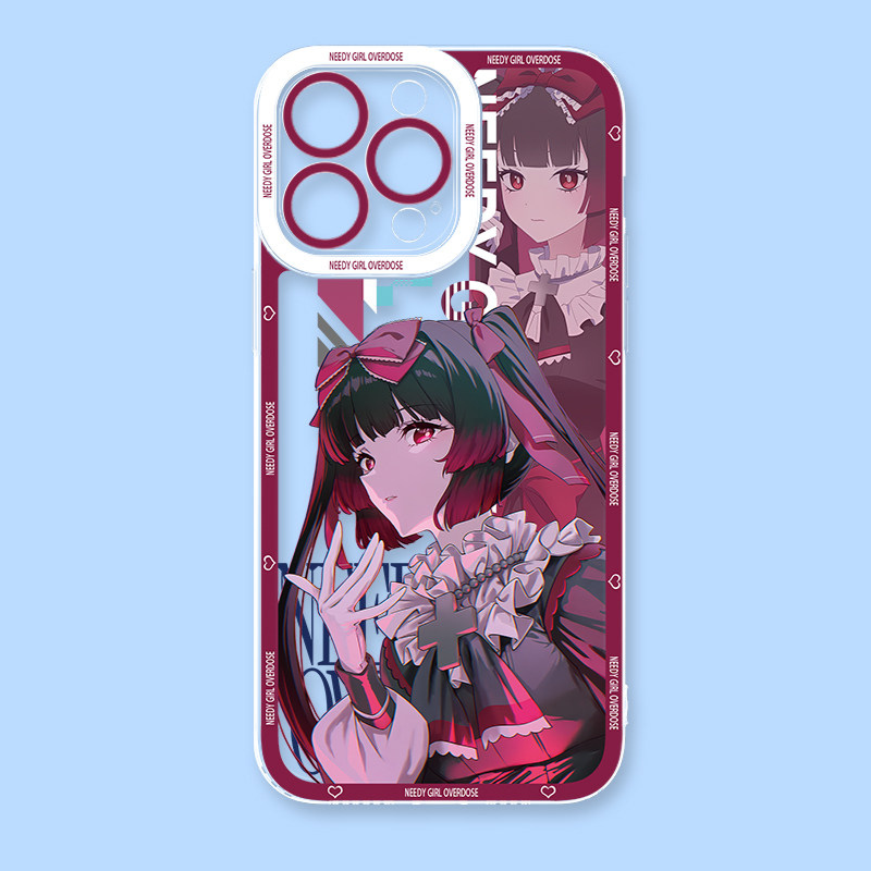 主播女孩重度依賴天使眼透明手機殼