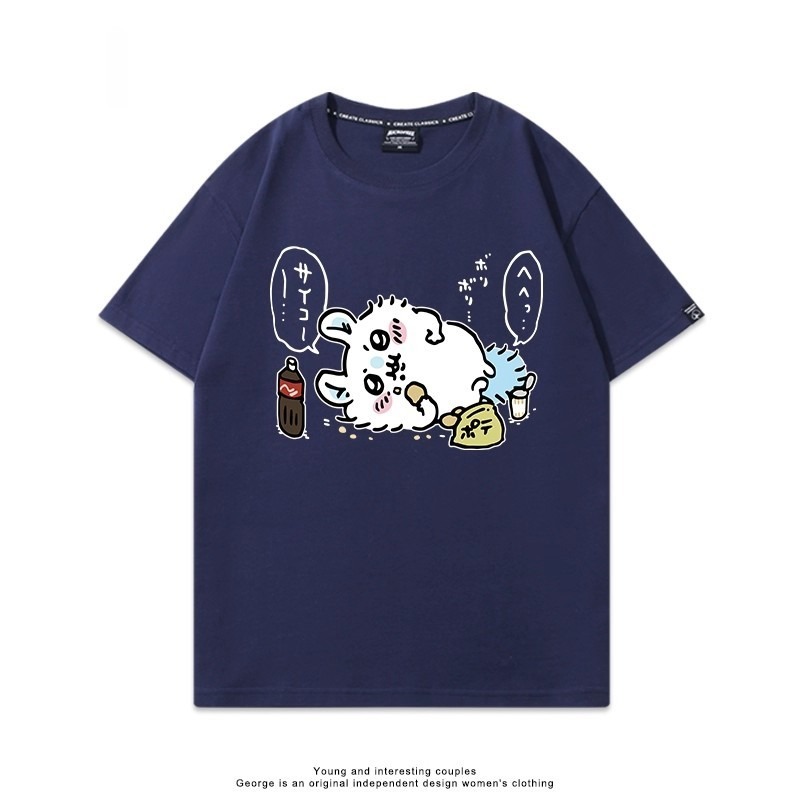 Chiikawa 2025親子情侶男女同款 印花短袖T恤-ZUIHANG SHOP