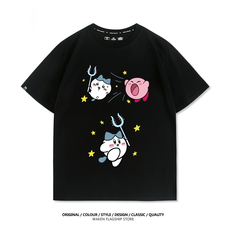 Chiikawa 2025親子情侶男女同款 印花短袖T恤