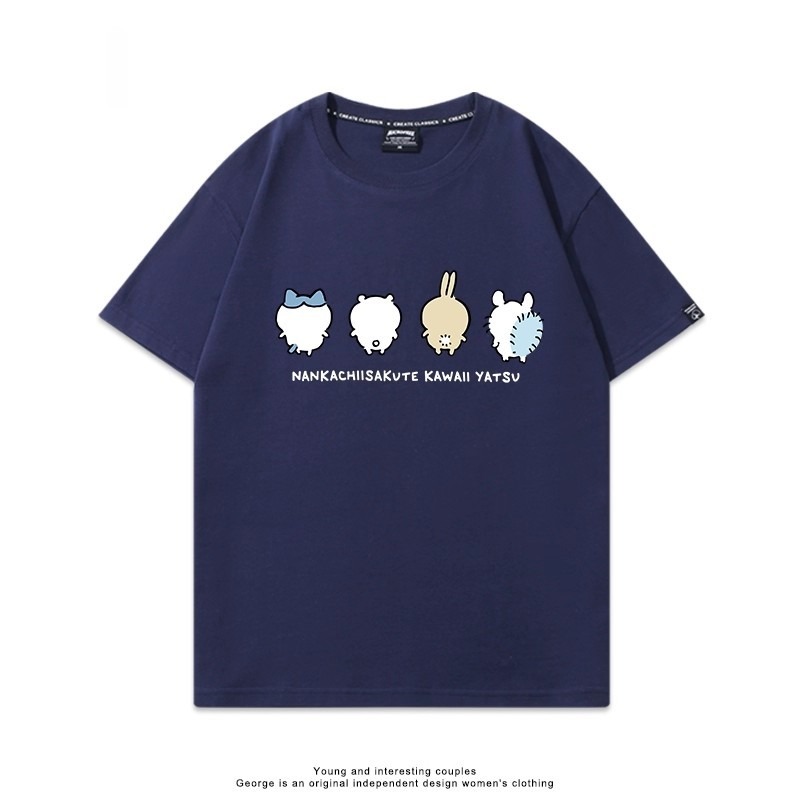 Chiikawa 2025親子情侶男女同款 印花短袖T恤-ZUIHANG SHOP