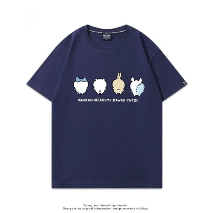 Chiikawa 2025親子情侶男女同款 印花短袖T恤-ZUIHANG SHOP