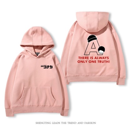 名偵探柯南 2025秋冬新款 親子情侶裝連帽衛衣