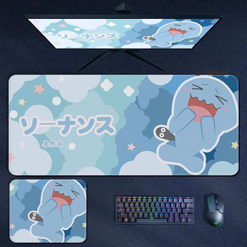 寶可夢 Pokémon 超大滑鼠墊｜加厚電競遊戲桌墊