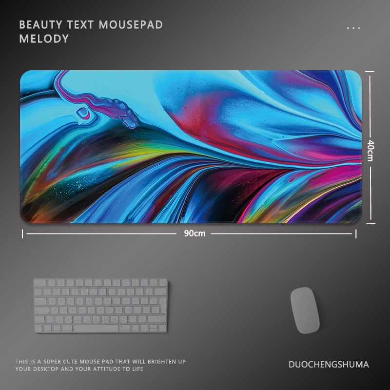 油畫暈染 主題桌墊 布質滑鼠墊-ZUIHANG SHOP